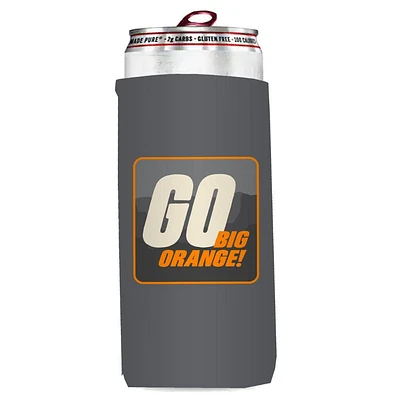 Tennessee 12 Oz Grey Go Big Orange Slim Can Coolie