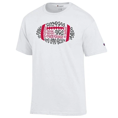 Georgia Champion Football Typeface Tee