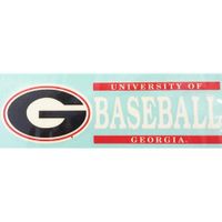  Georgia Decal Baseball Block 6 