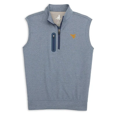 West Virginia Johnnie-O Denny 1/4 Zip Vest