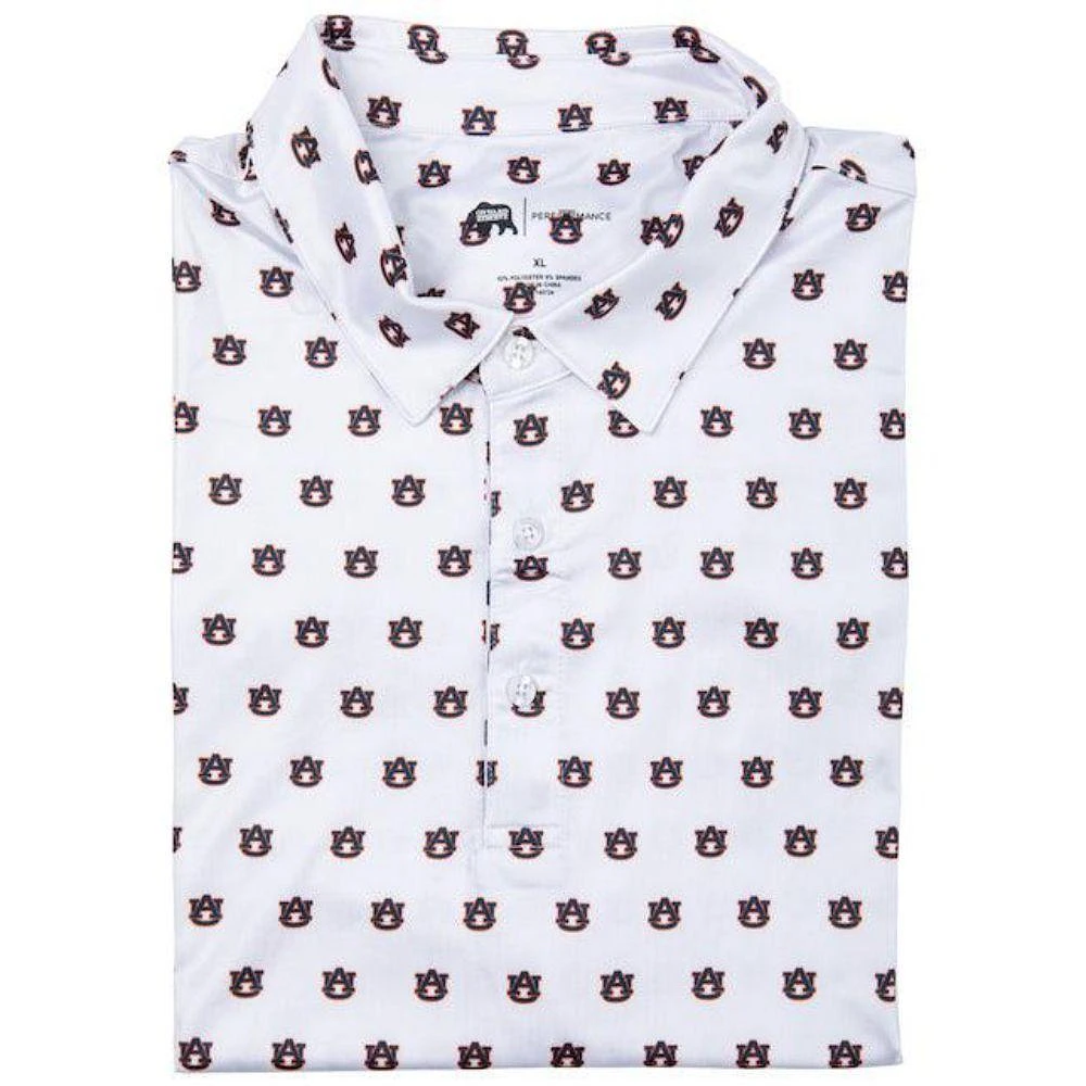 Auburn Onward Reserve Printed Polo