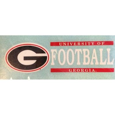 Georgia Football Vinyl Decal