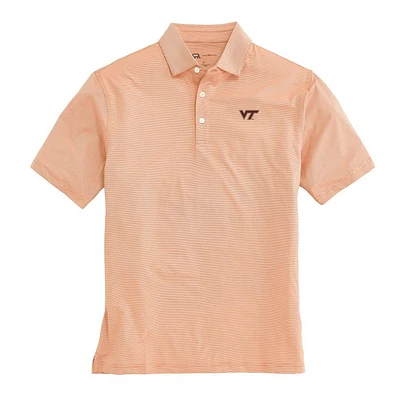 Virginia Tech Onward Reserve Hairline Stripe Polo