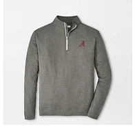 Alabama Peter Millar Perth Melange Quarter-Zip Pullover