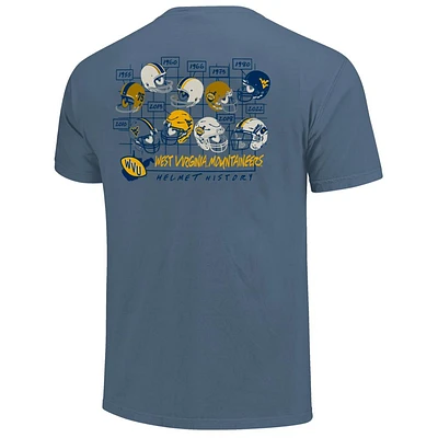 West Virginia Helmet History Comfort Colors Tee