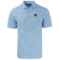 Auburn Cutter & Buck Eco Forge Double Stripe Polo