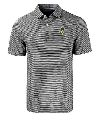 App State Cutter & Buck Yosef Eco Forge Double Stripe Polo
