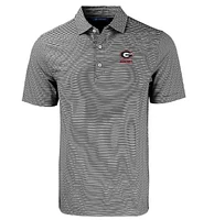 Georgia Cutter & Buck Eco Forge Double Stripe Polo
