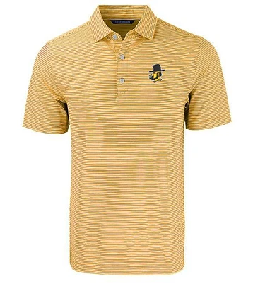 App State Cutter & Buck Yosef Eco Forge Double Stripe Polo