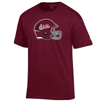 Mississippi State Champion Script Helmet Tee