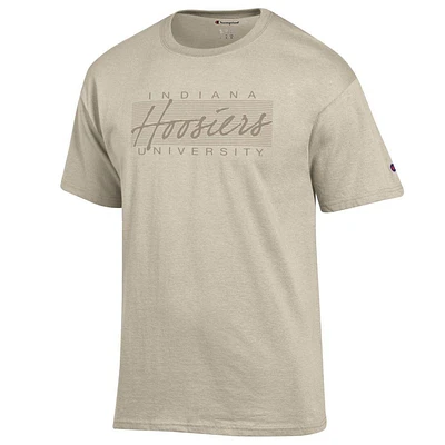 Indiana Champion Tonal Script Stack Tee