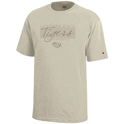 LSU Champion YOUTH Tonal Script Stack Tee