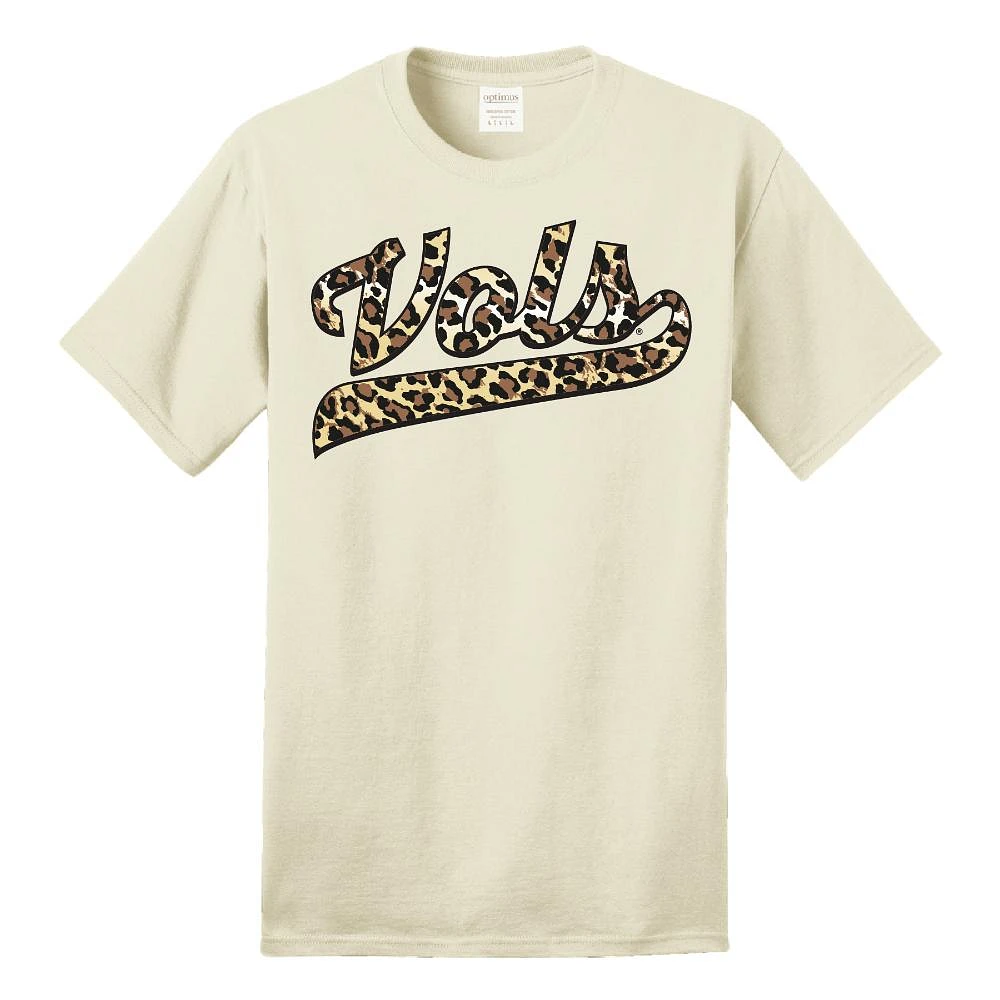 Tennessee Leopard Print Vols Script Tee