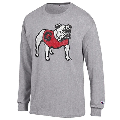 Georgia Champion Giant Standing Bulldog Long Sleeve Tee
