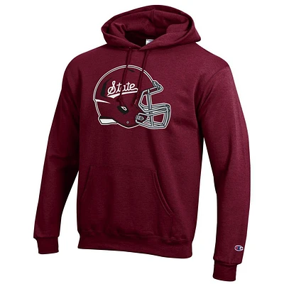 Mississippi State Champion Script Helmet Hoodie