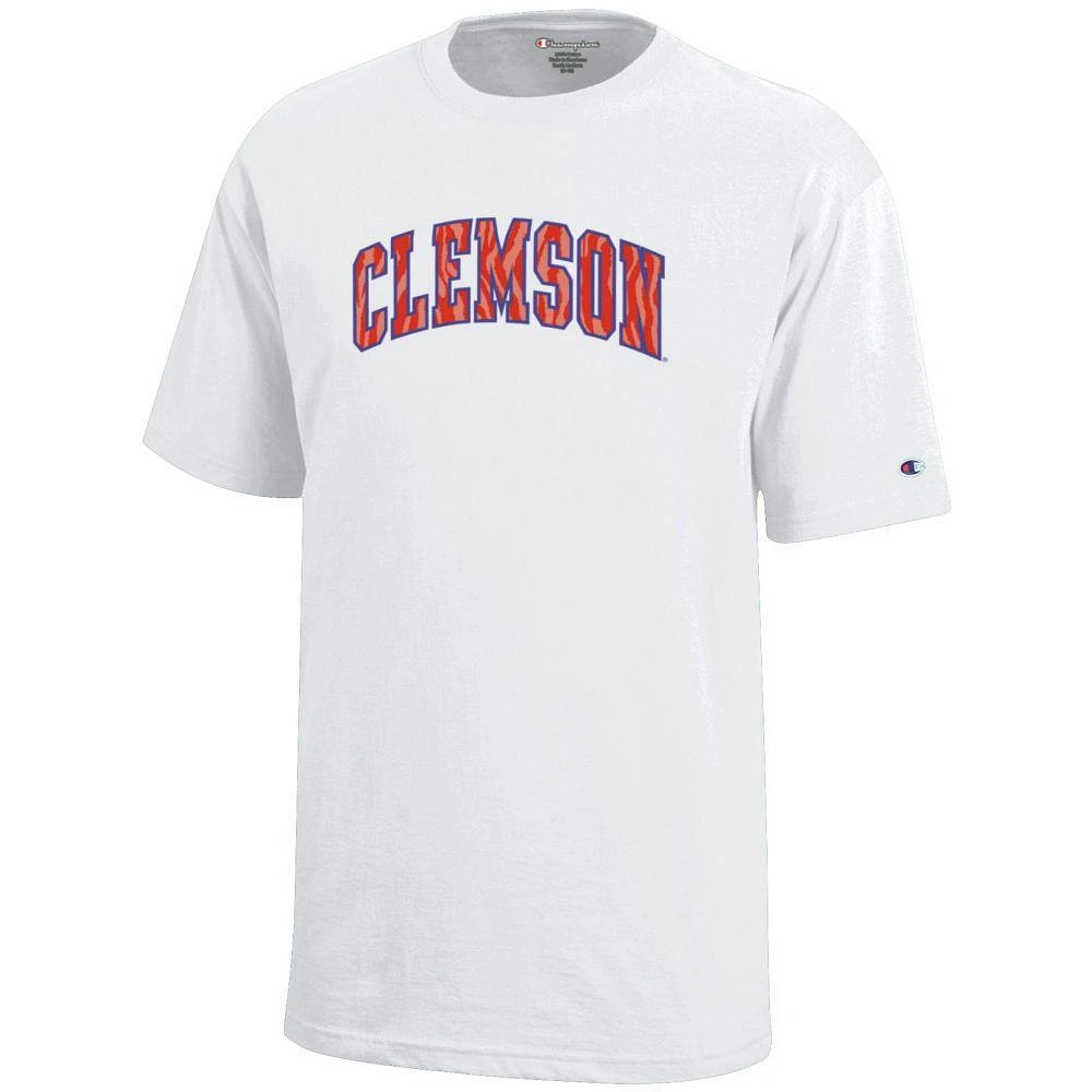 Clemson Champion YOUTH Tiger Stripe Arch Tee