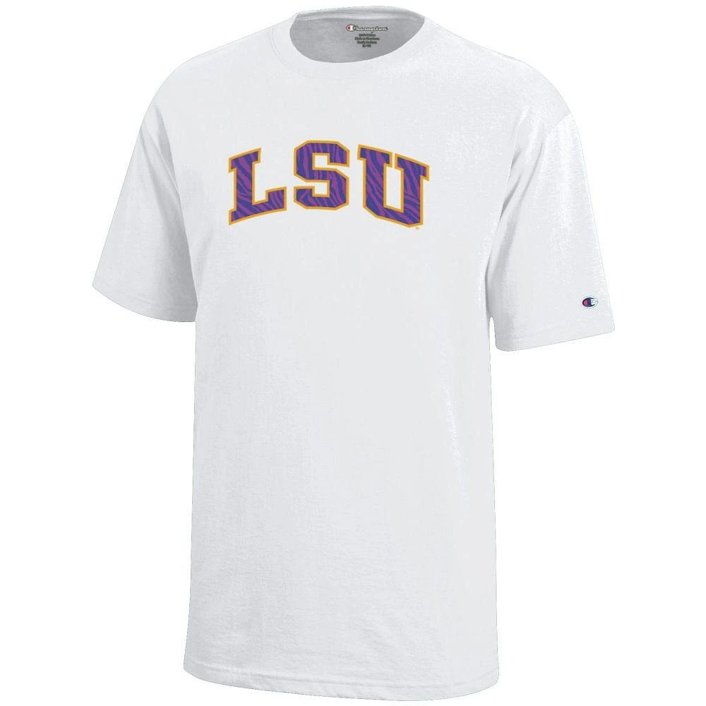 LSU Champion YOUTH Tiger Stripe Arch Tee