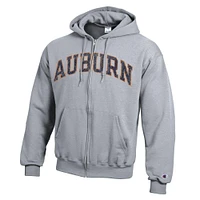 Auburn Champion Arch Full Zip Hoodie