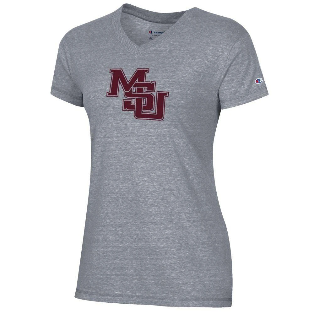 Mississippi State Vault Champion Women's Tri-Blend V-Neck Tee