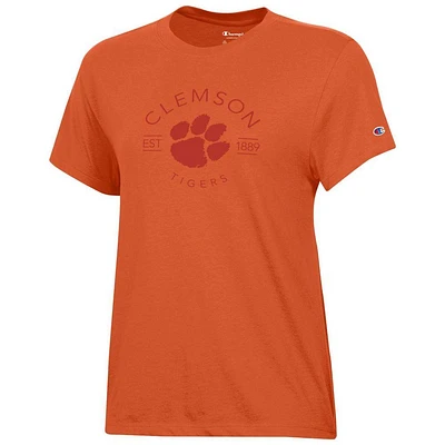 Clemson Champion Women's Core Circle Logo Tee