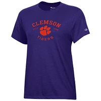 Clemson Champion Women's Core Arch Logo Tee