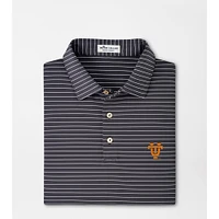 Tennessee Peter Millar Vault Interlock Crafty Stripe Performance Polo