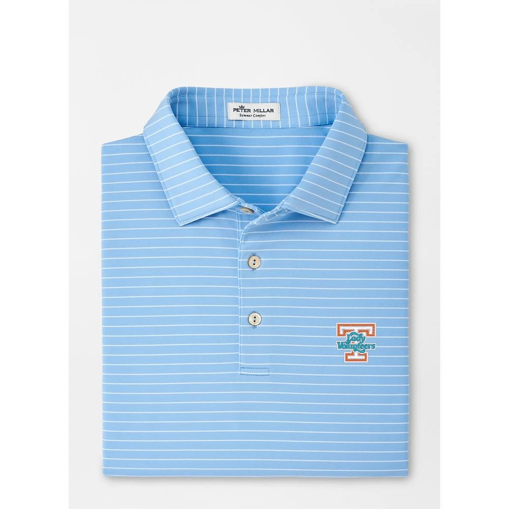 Tennessee Peter Millar Lady Vols Crafty Stripe Performance Polo