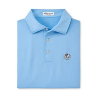 UNC Peter Millar Vault Ram Solid Performance Polo