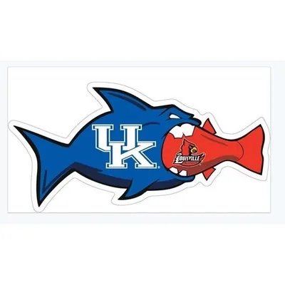  Kentucky Decal Louisville Rival Fish (6 )