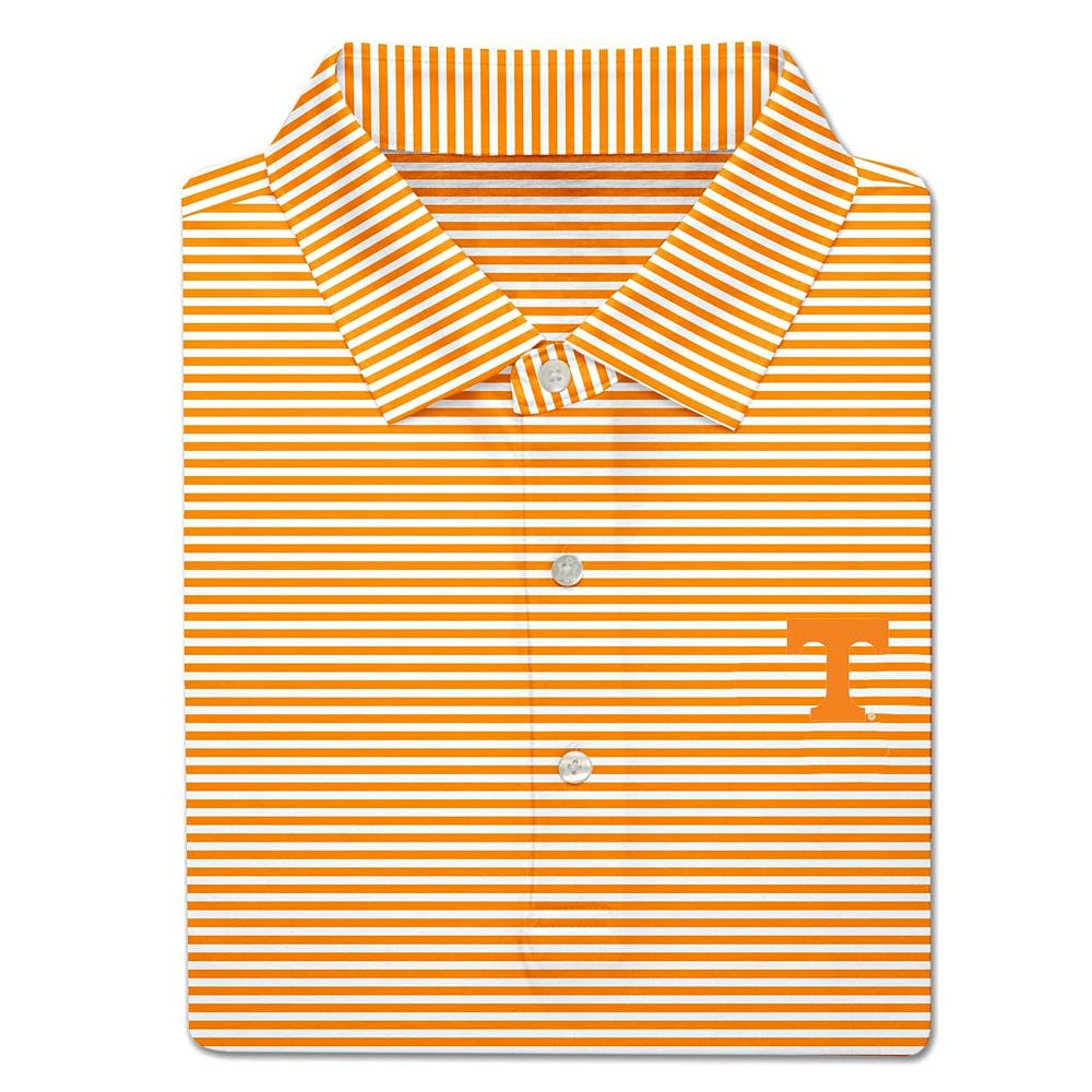 Tennessee Turtleson Edward Stripe Performance Polo