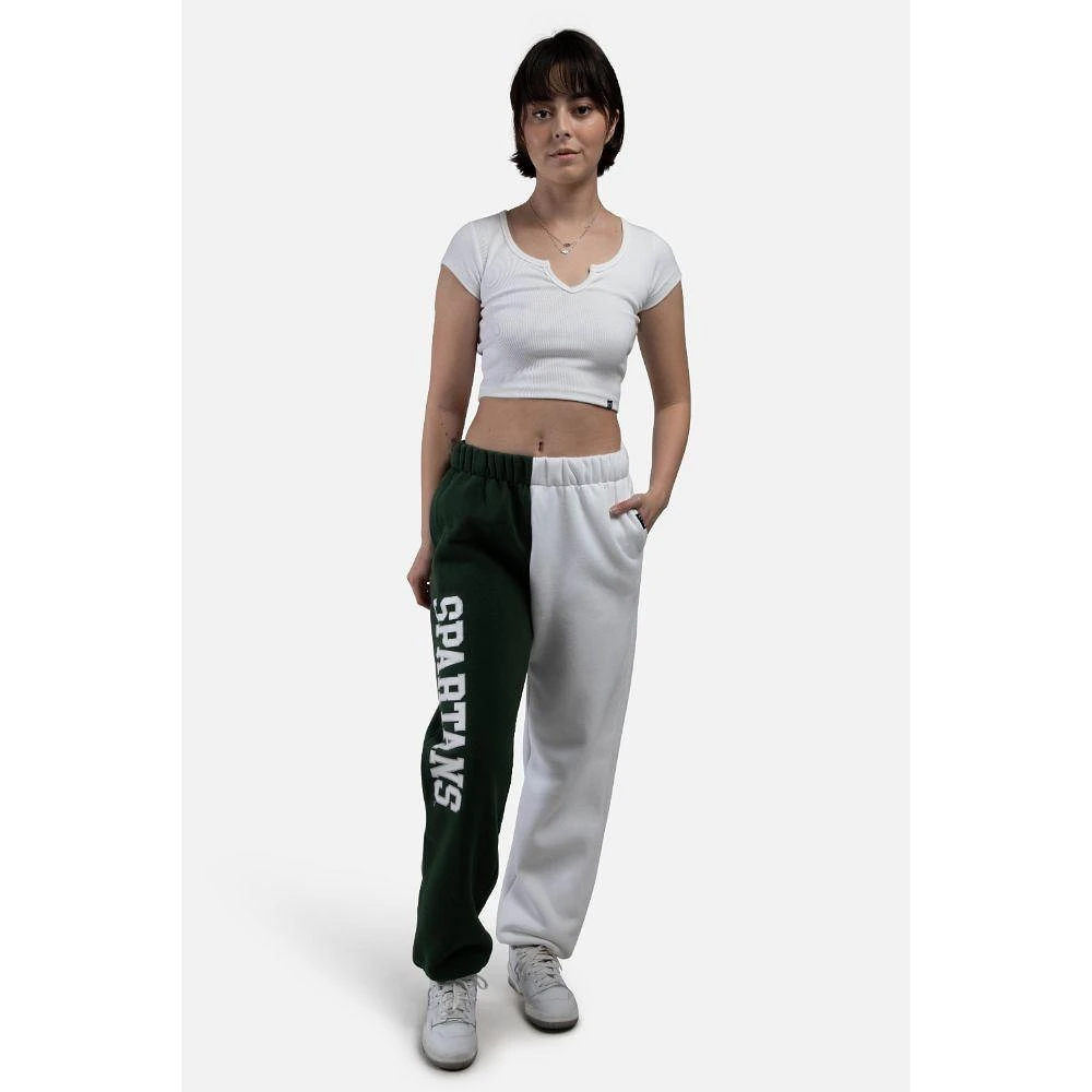 Michigan State Hype And Vice Color Block Sweatpants