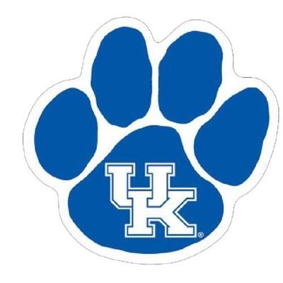  Kentucky Wildcat Paw Decal (12 )