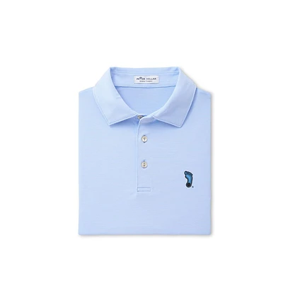 UNC Peter Millar Heel Jubilee Stripe Polo