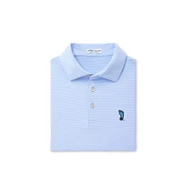 UNC Peter Millar Heel Jubilee Stripe Polo