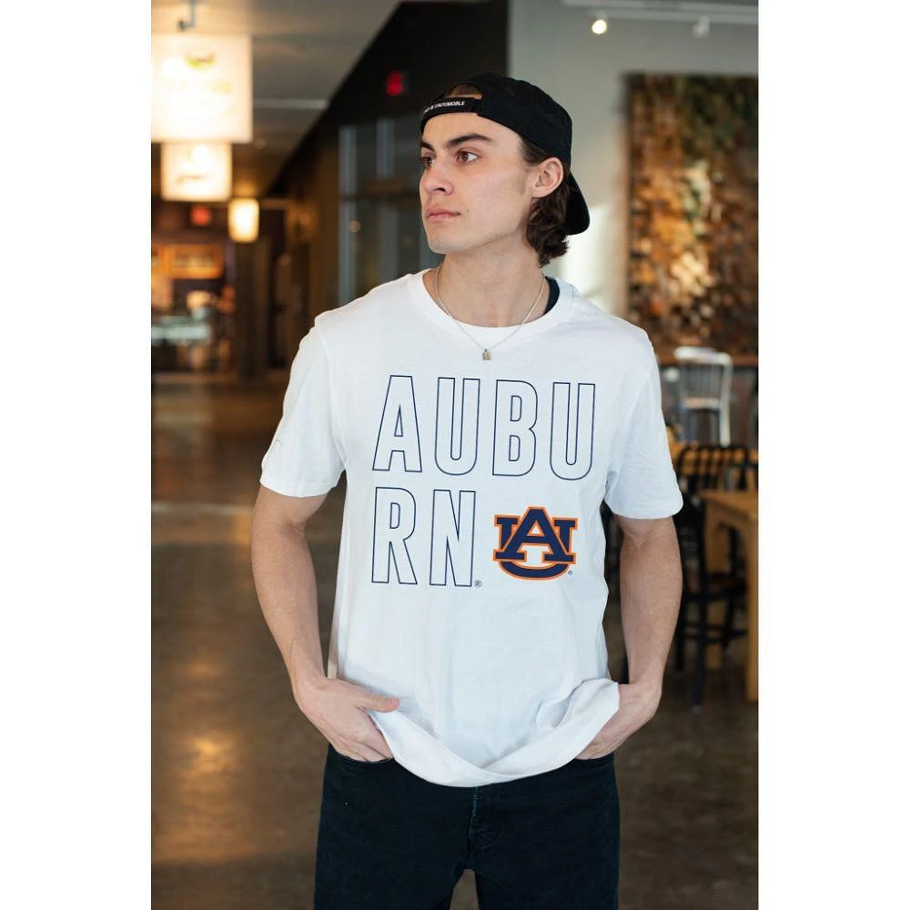 Auburn Gameday Social Stafford Stacked Comfort Tee