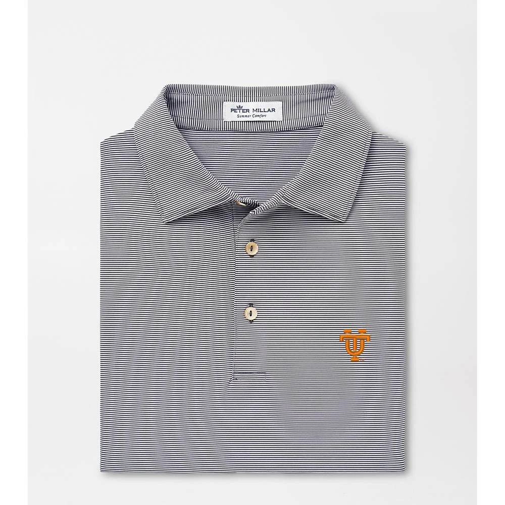 Tennessee Peter Millar Vault Interlock Jubilee Stripe Polo
