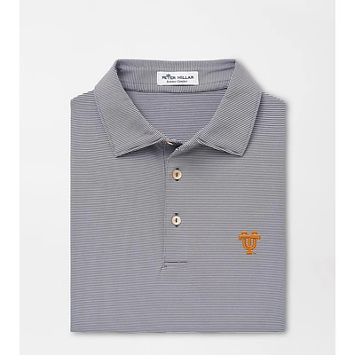 Tennessee Peter Millar Vault Interlock Jubilee Stripe Polo