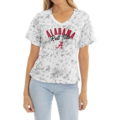 Alabama Flying Colors Faye Flutter Sleeve V-Neck Tee