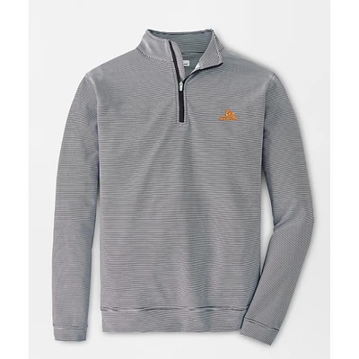 Tennessee Peter Millar Vault Davey Perth Mini Stripe 1/4 Zip Pullover