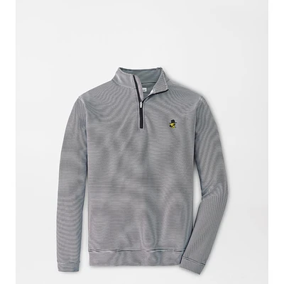 App State Peter Millar Vault Yosef Perth Mini Stripe 1/4 Zip Pullover