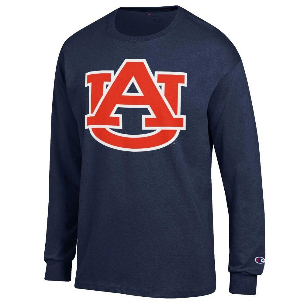 Auburn Champion Giant Logo Long Sleeve Tee