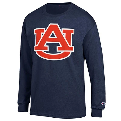 Auburn Champion Giant Logo Long Sleeve Tee