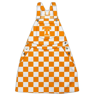 Tennessee YOUTH Overall Bib Checkerboard Dress