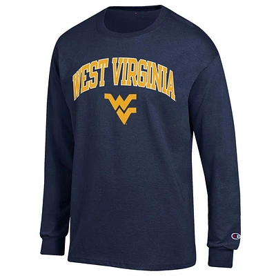 West Virginia Champion Arch Over Logo Long Sleeve Tee