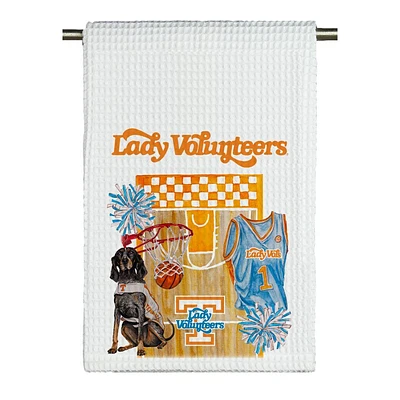 Tennessee Lady Vols Watercolor Tea Towel