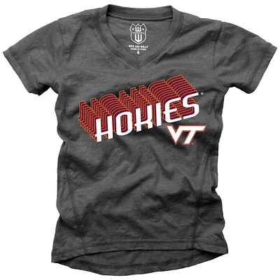 Virginia Tech Wes and Willy Kids Blend Slub Tee