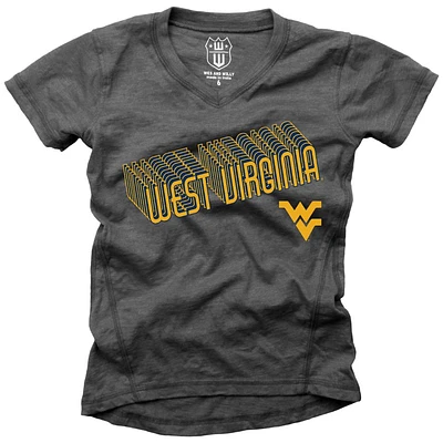 West Virginia Wes and Willy YOUTH Blend Slub Tee