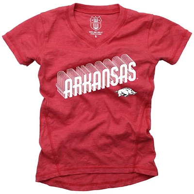 Arkansas Wes and Willy Kids Blend Slub Tee