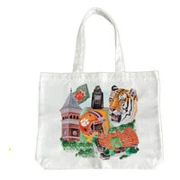 Clemson Watercolor Tote Bag