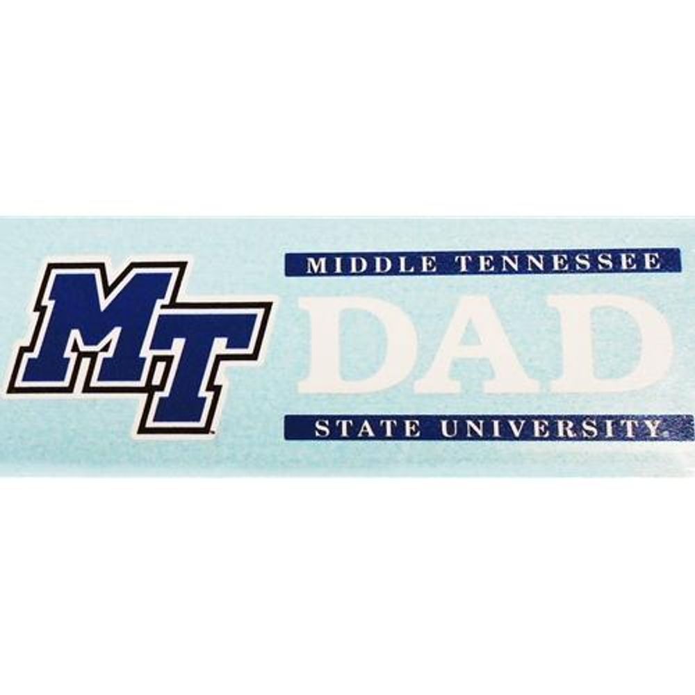  Mtsu Decal Dad Block 6 